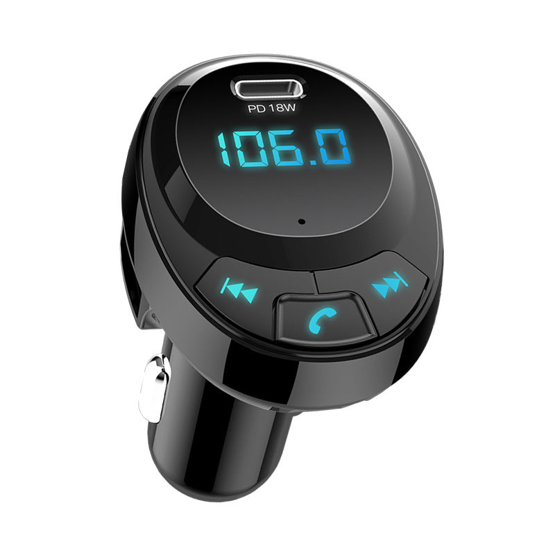 Voiture MP3 Chargeur de voiture Bluetooth MP3 Affichage numérique Double Port USB Chargeur de téléphone portable de voiture PD Voiture MP3