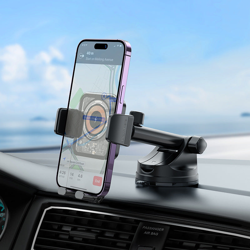 Support magnétique pour téléphone portable de voiture, charge rapide sans fil, fixation au tableau de bord, anti-vibrations
