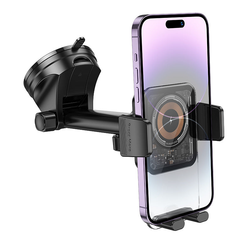 Support magnétique pour téléphone portable de voiture, charge rapide sans fil, fixation au tableau de bord, anti-vibrations